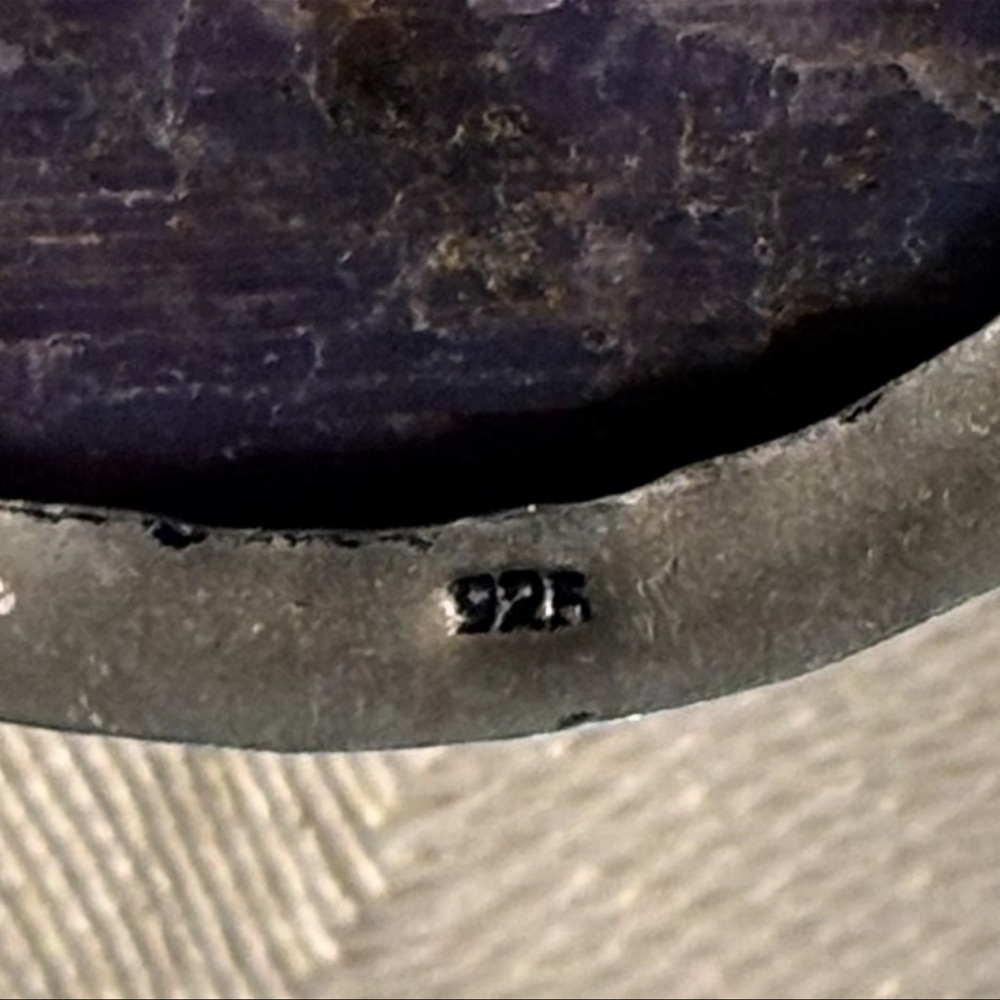 Elegant Purple Stone Necklace - Picture 2 of 3
